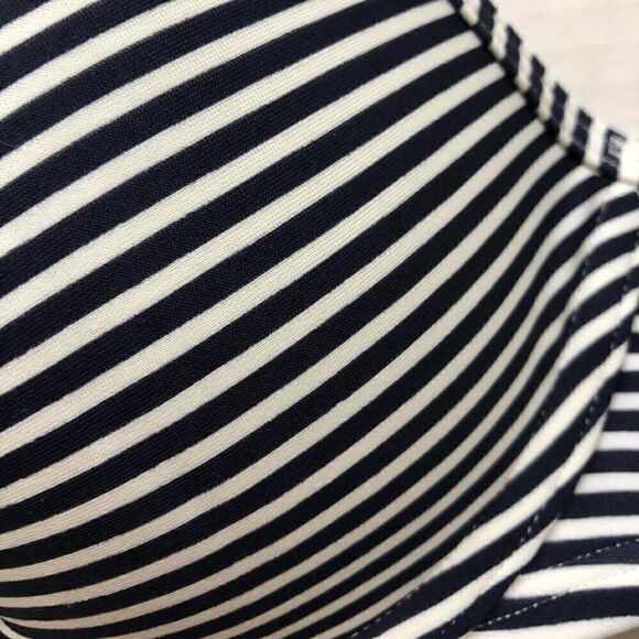Aerie dark blue/white striped pushup bikini 34B - Picture 5 of 7